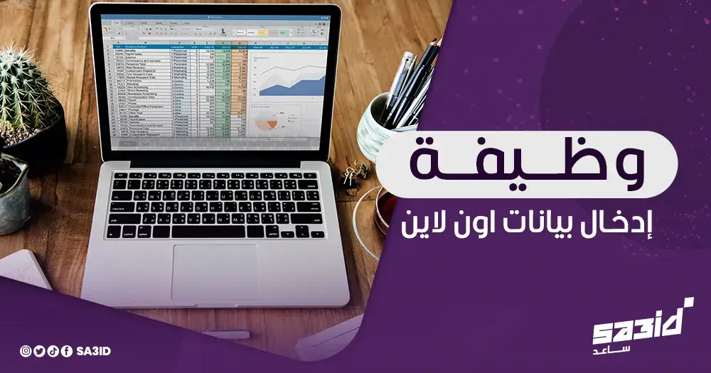 وظيفة إدخال بيانات أون لاين